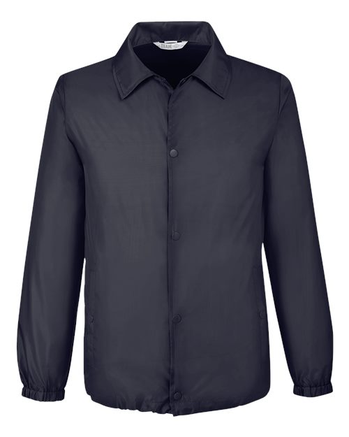 Team 365 TT75 Adult Zone Protect Coaches Jacket #color_BLACK