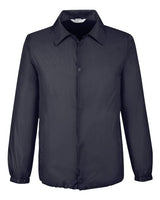 Team 365 TT75 Adult Zone Protect Coaches Jacket #color_BLACK