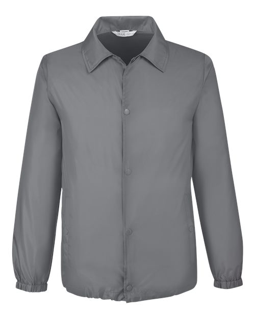 Team 365 TT75 Adult Zone Protect Coaches Jacket #color_SPORT GRAPHITE