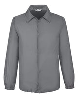 Team 365 TT75 Adult Zone Protect Coaches Jacket #color_SPORT GRAPHITE