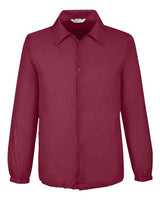 Team 365 TT75 Adult Zone Protect Coaches Jacket #color_SPORT MAROON