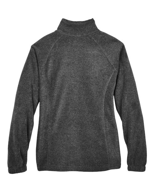 Harriton M990W Ladies' 8 oz. Full-Zip Fleece #color_CHARCOAL