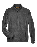 Harriton M990W Ladies' 8 oz. Full-Zip Fleece #color_CHARCOAL