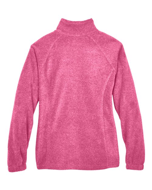 Harriton M990W Ladies' 8 oz. Full-Zip Fleece #color_CHARITY PINK