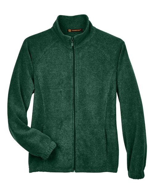 Harriton M990W Ladies' 8 oz. Full-Zip Fleece #color_HUNTER