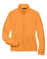 Harriton M990W Ladies' 8 oz. Full-Zip Fleece #color_SAFETY ORANGE