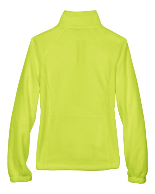 Harriton M990W Ladies' 8 oz. Full-Zip Fleece #color_SAFETY YELLOW