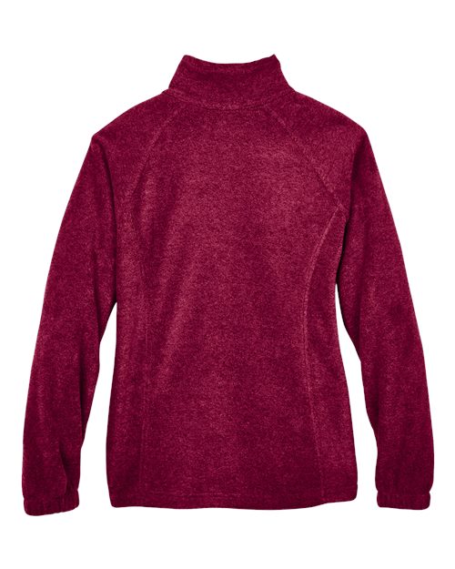 Harriton M990W Ladies' 8 oz. Full-Zip Fleece #color_WINE