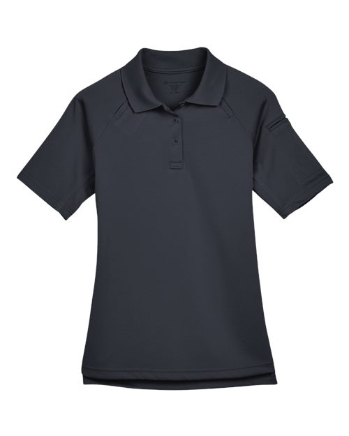 Harriton M211W Ladies' Advantage Snag Protection Plus Tactical Polo #color_DARK CHARCOAL