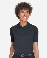 Harriton M211W Ladies' Advantage Snag Protection Plus Tactical Polo #color_DARK CHARCOAL