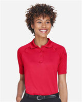 Harriton M211W Ladies' Advantage Snag Protection Plus Tactical Polo #color_RED