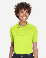 Harriton M211W Ladies' Advantage Snag Protection Plus Tactical Polo #color_SAFETY YELLOW