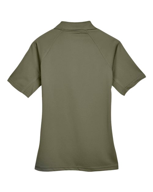 Harriton M211W Ladies' Advantage Snag Protection Plus Tactical Polo #color_TACTICAL GREEN