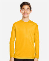 Team 365 TT11YL Youth Zone Performance Long-Sleeve T-Shirt #color_SP ATHLETIC GOLD