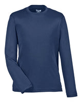 Team 365 TT11YL Youth Zone Performance Long-Sleeve T-Shirt #color_SPORT DARK NAVY