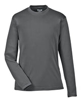 Team 365 TT11YL Youth Zone Performance Long-Sleeve T-Shirt #color_SPORT GRAPHITE