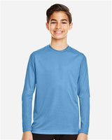 Team 365 TT11YL Youth Zone Performance Long-Sleeve T-Shirt #color_SPORT LIGHT BLUE