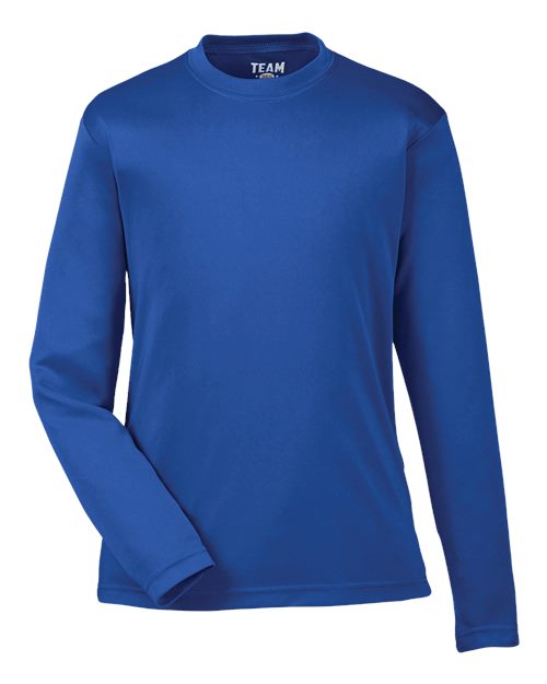 Team 365 TT11YL Youth Zone Performance Long-Sleeve T-Shirt #color_SPORT ROYAL