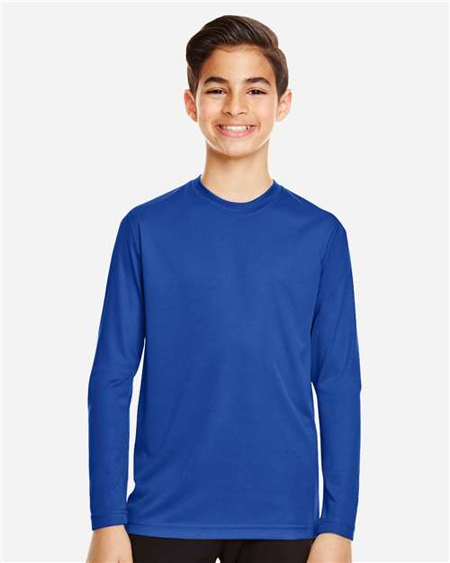 Team 365 TT11YL Youth Zone Performance Long-Sleeve T-Shirt #color_SPORT ROYAL