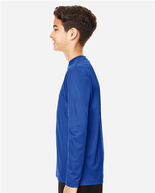 Team 365 TT11YL Youth Zone Performance Long-Sleeve T-Shirt #color_SPORT ROYAL