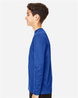 Team 365 TT11YL Youth Zone Performance Long-Sleeve T-Shirt #color_SPORT ROYAL