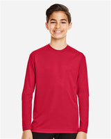 Team 365 TT11YL Youth Zone Performance Long-Sleeve T-Shirt #color_SPORT RED