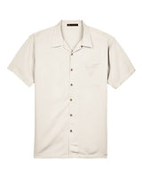 Harriton M570 Men's Bahama Cord Camp Shirt #color_CREME