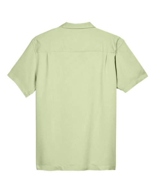 Harriton M570 Men's Bahama Cord Camp Shirt #color_GREEN MIST