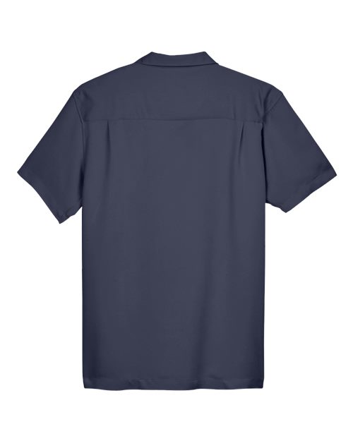 Harriton M570 Men's Bahama Cord Camp Shirt #color_NAVY