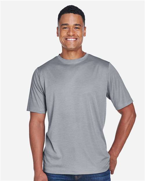 Team 365 TT11H Men's Sonic Heather Performance T-Shirt #color_ATHLETIC HEATHER