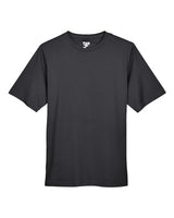Team 365 TT11H Men's Sonic Heather Performance T-Shirt #color_BLACK HEATHER