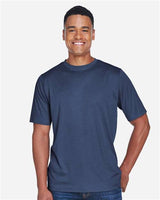 Team 365 TT11H Men's Sonic Heather Performance T-Shirt #color_SP DRK NVY HTH
