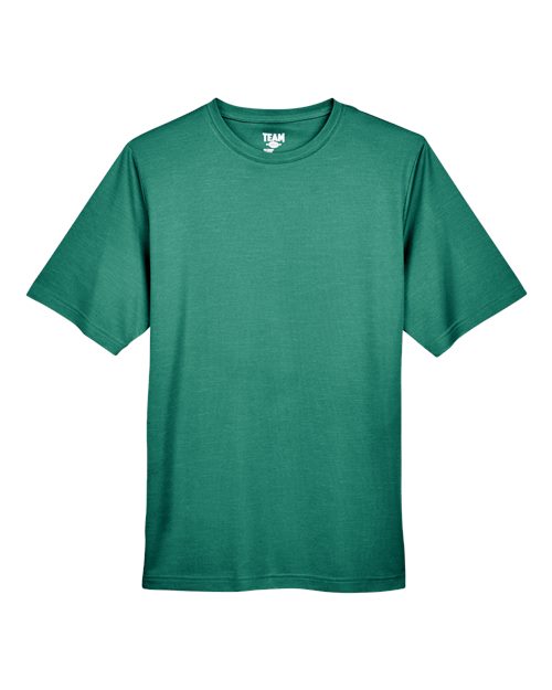 Team 365 TT11H Men's Sonic Heather Performance T-Shirt #color_SP FOREST HTHR