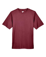 Team 365 TT11H Men's Sonic Heather Performance T-Shirt #color_SP MAROON HTHR