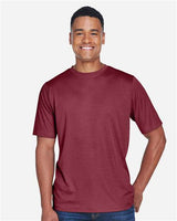 Team 365 TT11H Men's Sonic Heather Performance T-Shirt #color_SP MAROON HTHR