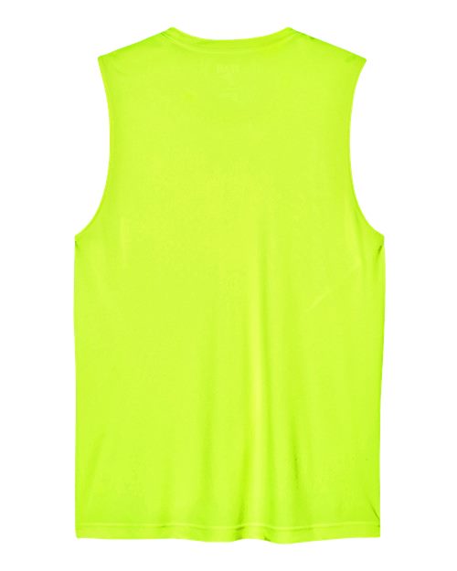 Team 365 TT11M Men's Zone Performance Muscle T-Shirt #color_SAFETY YELLOW