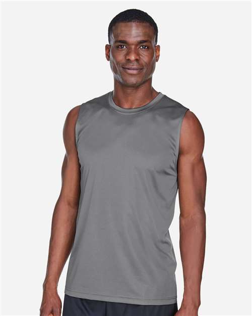 Team 365 TT11M Men's Zone Performance Muscle T-Shirt #color_SPORT GRAPHITE