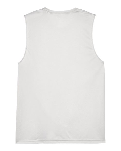 Team 365 TT11M Men's Zone Performance Muscle T-Shirt #color_SPORT SILVER