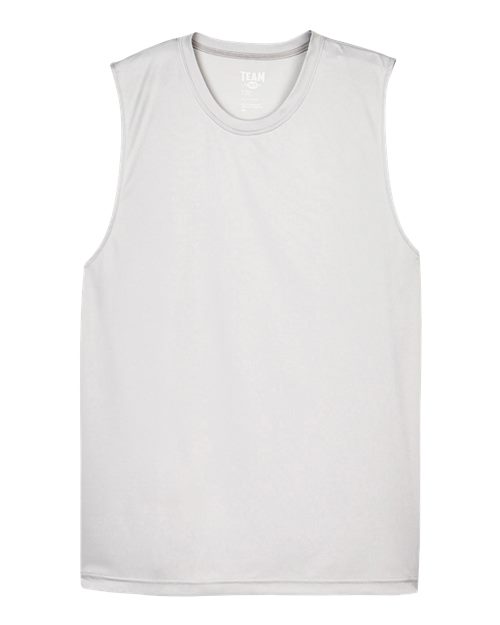 Team 365 TT11M Men's Zone Performance Muscle T-Shirt #color_SPORT SILVER