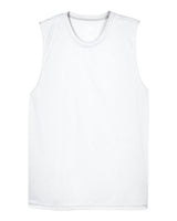 Team 365 TT11M Men's Zone Performance Muscle T-Shirt #color_WHITE