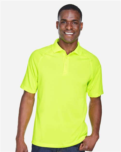 Harriton M211 Adult Tactical Performance Polo #color_SAFETY YELLOW
