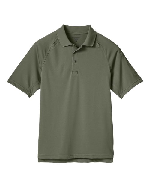 Harriton M211 Adult Tactical Performance Polo #color_TACTICAL GREEN