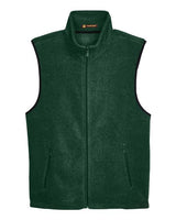 Harriton M985 Adult 8 oz. Fleece Vest #color_HUNTER