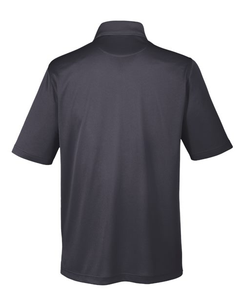 Harriton M348P Men's Advantage Snag Protection Plus IL Pocket Polo #color_DARK CHARCOAL
