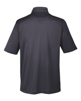 Harriton M348P Men's Advantage Snag Protection Plus IL Pocket Polo #color_DARK CHARCOAL