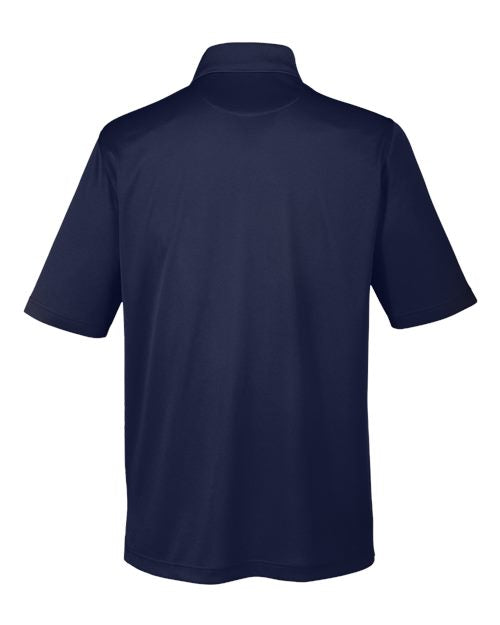 Harriton M348P Men's Advantage Snag Protection Plus IL Pocket Polo #color_DARK NAVY