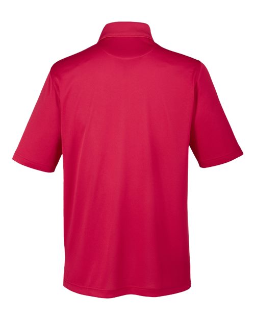 Harriton M348P Men's Advantage Snag Protection Plus IL Pocket Polo #color_RED