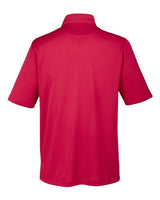 Harriton M348P Men's Advantage Snag Protection Plus IL Pocket Polo #color_RED