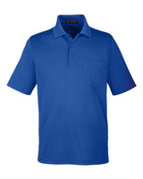 Harriton M348P Men's Advantage Snag Protection Plus IL Pocket Polo #color_TRUE ROYAL