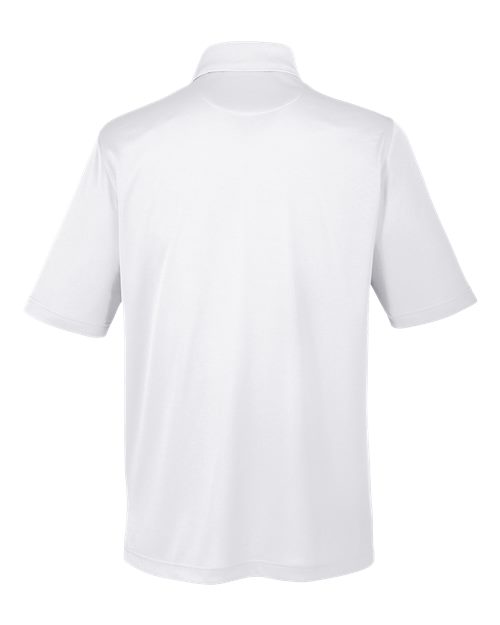 Harriton M348P Men's Advantage Snag Protection Plus IL Pocket Polo #color_WHITE